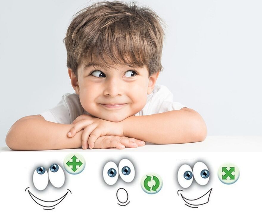 visuelle Gymnastik für Sehbehinderte für Kinder